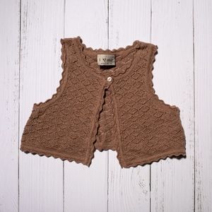 Toddler Girl Crochet Lace Vest 2-3 Years